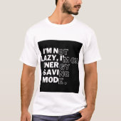 "Ich bin nicht zuhause, ich bin im Rett-Modus" Fun T-Shirt (Vorderseite)