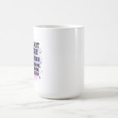 Ich bin nicht zurückhaltend | Lustiger ADHD-Becher Kaffeetasse (Mittel)