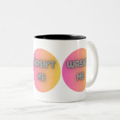 Ich bin nicht zweifarbige tasse (VorderseiteRechts)
