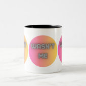 Ich bin nicht zweifarbige tasse (Mittel)