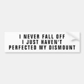 Ich bin nie vom Autoaufkleber eines Pferdeanhänger (Vorne)