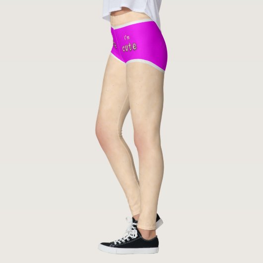 Ich bin Niedlich, dass sich die Pink-Briefs aufleh Leggings (Links)
