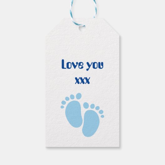 Ich bin niedlich geschenkanhänger (Rückseite)