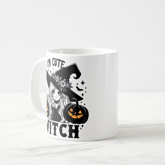 Ich bin Niedlich Hexe-Tasse Kaffeetasse (Vorderseite Links)