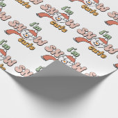Ich bin Niedlich Snow Man Geschenkpapier (Ecke)