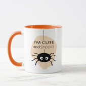 Ich bin Niedlich und Spooky l Spider Halloween The Tasse (Links)