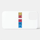 Ich bin Niedliche Periodic-Tabelle Case-Mate iPhone Hülle (Rückseite (Horizontal))