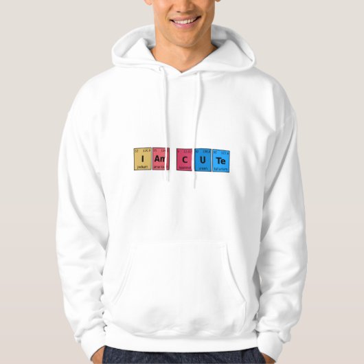 Ich bin Niedliche Periodic-Tabelle Hoodie (Vorderseite)
