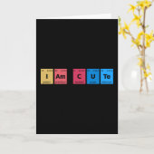 Ich bin Niedliche Periodic-Tabelle Karte (Gelbe Blume)