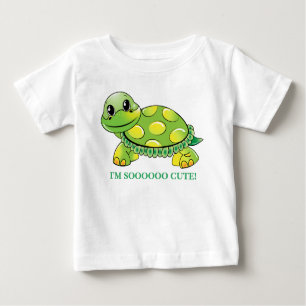 "Ich bin NIEDLICHES SOOOOO!"  Baby-Schildkröte Baby T-shirt