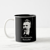 Ich bin Nietzsche, Bietzsche! Zweifarbige Tasse (Links)