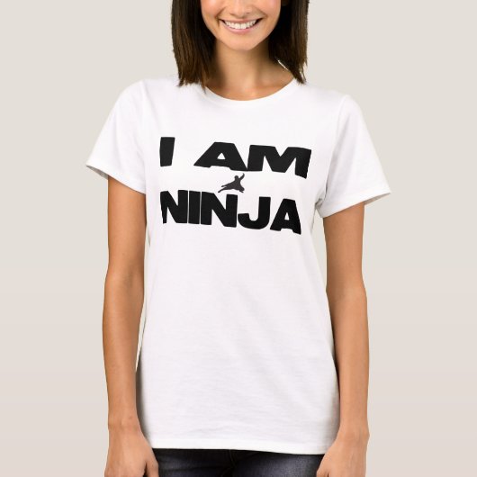 Ich bin Ninja T-Shirt (Vorderseite)