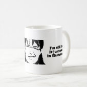 Ich bin noch heiß. Er kommt gerade in Blitze Kaffeetasse (VorderseiteRechts)