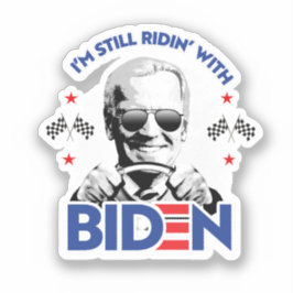 Ich bin noch immer mit Biden gereist Aufkleber