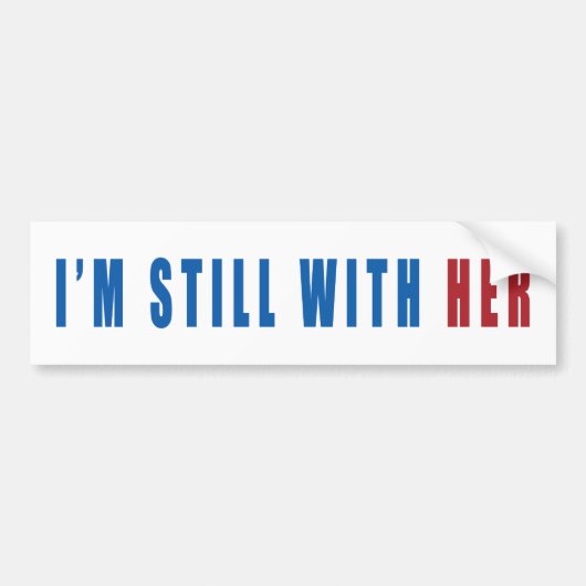 Ich bin noch mit ihr autoaufkleber (Vorne)