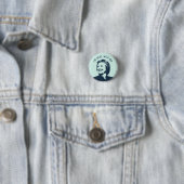 "Ich bin noch mit ihrer" Hillary Clinton Button (Beispiel)