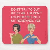 Ich bin noch nicht einmal in meine Reserven getauc Mousepad (Vorne)