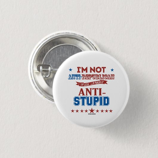 Ich bin nur Anti-Stupid Button (Vorne & Hinten)