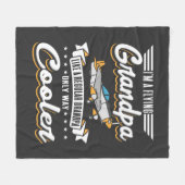 Ich bin nur Cooler ein fliegender Fluggast Fleecedecke (Vorderseite (Horizontal))