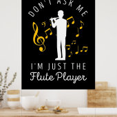 Ich bin nur der Flutplayer Poster (Küche)