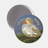 Ich bin nur Ducky Magnet (Vorderseite/Rückseite)