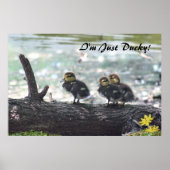 Ich bin nur ducky! Poster -36x24 -andere Größen (Vorne)