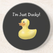 Ich bin nur ducky!-Untersetzer Getränkeuntersetzer (Vorne)