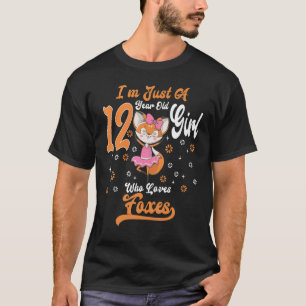 Ich bin nur ein 12-jähriges Mädchen, das Lieben Fü T-Shirt