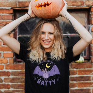 Ich bin nur ein bisschen Batty Funny Halloween Bat T-Shirt