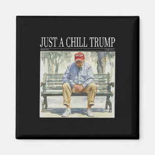 Ich bin nur ein Chill Trump Funny Chill Typ Meme Magnet