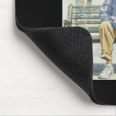 Ich bin nur ein Chill Trump Funny Chill Typ Meme Mousepad (Ecke)