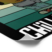 Ich bin nur ein Chill Trump Funny Meme Poster (Ecke)