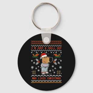 Ich bin nur ein cooler Typ, der Weihnachten mag 1 Schlüsselanhänger