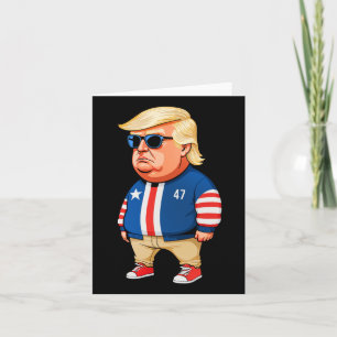 Ich bin nur ein cooler Typen Trump lustiger Chill  Karte