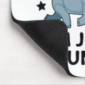 Ich bin nur ein feines Einhorn Mousepad (Ecke)