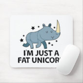 Ich bin nur ein feines Einhorn Mousepad (Mit Mouse)