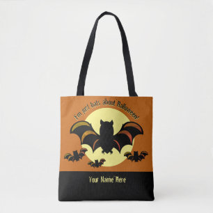 Ich bin nur ein Flex über Halloween Schultertasche Tasche