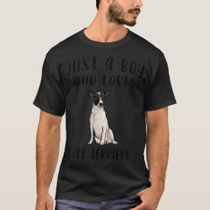 Ich bin nur ein Junge, der Lieben Rat Terriers Dog T-Shirt