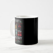 Ich bin nur ein kalter Typ, der Weihnachtsmeme mag Kaffeetasse (Vorderseite Links)