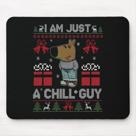Ich bin nur ein kalter Typ, der Weihnachtsmeme mag Mousepad (Vorne)
