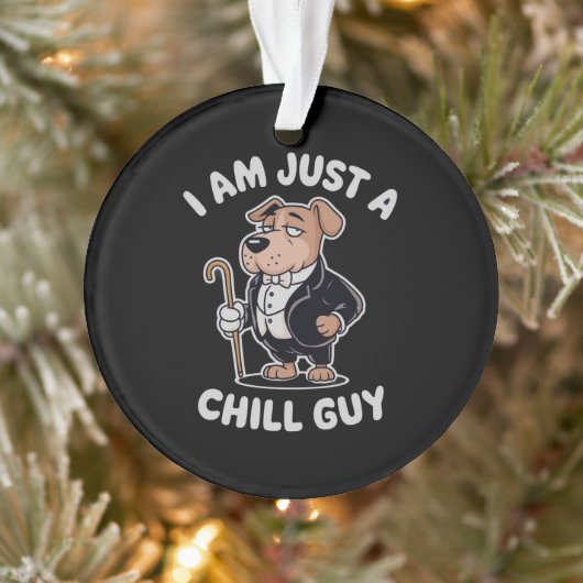 Ich bin nur ein kalter Typ Funny Meme Ornament (Baum)