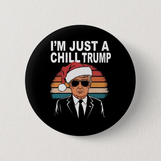 Ich bin nur ein kalter Typ Funny Meme Trump 2024 P Button (Vorderseite)