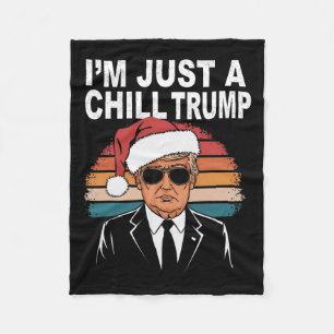 Ich bin nur ein kalter Typ Funny Meme Trump 2024 P Fleecedecke