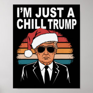 Ich bin nur ein kalter Typ Funny Meme Trump 2024 P Poster