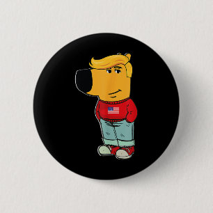 Ich bin nur ein kalter Typ Präsident Trump 2024 Button