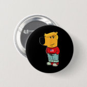 Ich bin nur ein kalter Typ Präsident Trump 2024 Button (Vorne & Hinten)
