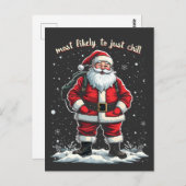 Ich bin nur ein kalter Typ Weihnachten Weihnachtsm Postkarte (Vorne/Hinten)