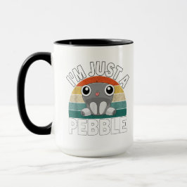 Ich bin nur ein Kieselstein, pebble kids t-shirt,  Tasse