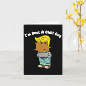 Ich bin nur ein Kill-Typ - Funny Chill Typ Meme Tr Karte (Gelbe Blume)