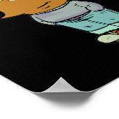 Ich bin nur ein Kill-Typ - Funny Chill Typ Meme Tr Poster (Ecke)